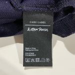 & Other Stories & Other Stories Sheer Metallic Long Sleeve Midi Wrap Dress Navy Blue Size 2 Photo 17