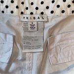 Tribal White Bermuda Shorts with Drawstring Waist Size 8 Photo 7