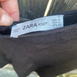 ZARA NWT BLACK SCALLOPED SWEATER TANK Photo 2