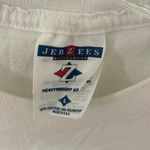 Jerzees  vintage white graphic tee Photo 2