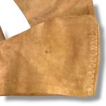 Ron Leal Chestnut Italian Genuine Leather High Waist Stitched Straight Leg Pant Brown Size 6 Photo 6