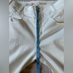 Pilcro and the Letterpress Pilcro‎ and the letterpress boyfriend white jeans high rise double button sz 29 Photo 9