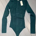 Abercrombie & Fitch Corset Sweetheart Sweater Bodysuit Photo 0