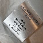 Draper James  RSVP XS Textured White Blazer Jacket Preppy Country Club Coastal Photo 7