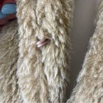 Cejun Tan Faux Fur Vest Size L | Plush Neutral Layering Piece Soft Winter Chic Size L Photo 8