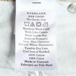 Everlane Women’s High Rise Button Fly Cheeky Blue Denim Jeans Plus 32 Regular Photo 9