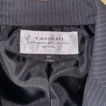 Tahari NWT Women’s  Petite Pinstripe Pant Suit 8P Formal Business Career Photo 6