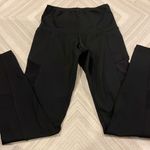 Strut this  Women’s Black High Waist Mesh Panel Leggings Photo 1