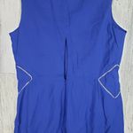 Colorblock NWT Royal Blue Sleeveless V-Neck Mini Dress Women's Size Medium Photo 7