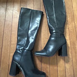 women’s fashion boots Black Size 9 Photo 0