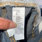 Gap Womens Jean Skirt Distressed Straight Denim Knee Length Blue Size 6/28 Photo 3