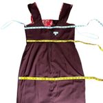 Formal Dress 12 Y2K Long Special Occasion Gown Floral Holiday Party Large Boho Brown Photo 10