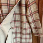 Jolt Plaid Wool Overcoat One Button Dress Jacket Size XL Photo 4