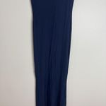 SKIMS  Dress Womens XS Navy Soft Lounge Long Slip Ribbed Bodycon Maxi Stretch Photo 5