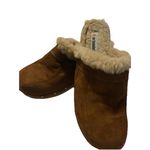 No Boundaries Vintage Y2K  Sueded Mule Boho Wooden Clogs 8.5 Photo 9