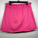 White Stag Pink Utility Mini Skirt with Belt Pockets Casual Cute size 10 Photo 2