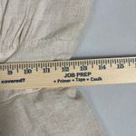 She & Sky She &‎ Sky Women's Romper Medium Beige Sleeveless Tie Strap Smocked Back Casual Photo 4