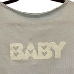 Zadig & Voltaire NWT! Blue Glitter “Baby” Henley Long Sleeve Tee Photo 2