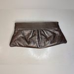 Lauren Merkin  Women’s‎ Vintage Y2K Gold Leather Clutch Photo 1