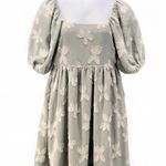 Baltic Born Womens Dress Size L Avery Sage Puffed Sleeve Cottagecore Prairie Photo 1