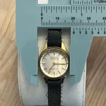 Bulova  Accutron Ladies Watch RARE Vintage 10KT RGP Case Silver Dial Photo 8