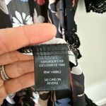 Torrid  Kimono Robe Tunic with Black Crochet Trim in Black Multi Floral Size 1/2 Photo 5