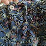 Pilcro and the Letterpress Anthropologie Pilcro Corduroy Abstract Print High-Rise Skinny Jeans size 28 Photo 9