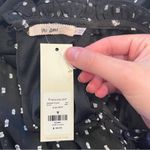 Mi Ami Alice Tiered Clip Dot Swing Mini Dress Black Size M Photo 9