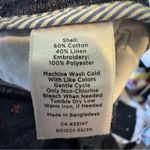 Talbots red white and blue star Patterned Denim Shorts Photo 4