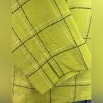 Westbound Green 3/4 Sleeve Boxy Button Down Shirt (845) Photo 3