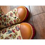 Kickers Womens Boots Cartoon Print Red Trim Rubber Sole Fashion 37/ US 6.5 Size undefined Photo 4