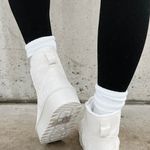 Forever Link FAUX FUR LINED MINI PLATFORM BOOTIES (OFF WHITE) Photo 3