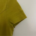 Boden Chartreuse Midi Dress Mustard Yellow Green Cap Sleeve Knee Length Size 4R Photo 10