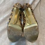 Bebe Textured Animal Print Heels Size 7 Photo 6