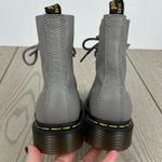 Dr. Martens 1460 Pascal Virginia Leather Boots L6/EUR37 Zinc Grey $170 Photo 7