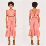 Ba&sh  Joyce Cotton Rose Midi Dress Size XS‎ Photo 1