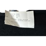 NEW Vtg Womens Crystal Kobe Black Red Roses Silk Angora Batwing Sweater 80s 90s Size L Photo 7