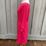 Talbots  Spring Pink Rayon/Nylon/Spandex Midi Shift Boat Neck Dress Women Sz. Sm Photo 2