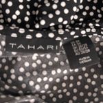 Tahari ‎ Polka Dot Blouse Black 3X Photo 4