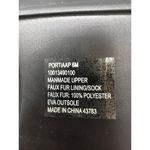 Wild Pair  Portia Cream & Black Faux Fur Insoles Slippers Size 6 Photo 5