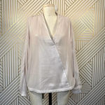 Reiss  Maja V-Neck Metallic Top‎ in Neutral Photo 2