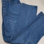 Reformation  Cynthia button fly high rise straight jeans in zenia wash Photo 2