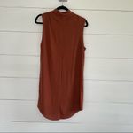 Joah Brown  Rust Wool Lenox Sleeveless Dress Photo 4