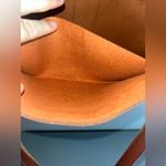 Vince Camuto Brown Vegan Pebbled Leather Black Line Detail Tote Bag 17.5 x 12 in Photo 15