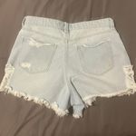 Indigo Rein Light Blue Destroyed Jean Shorts Photo 2