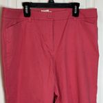 Talbots Signature Women's Pink Capri Pants, Cotton/Spandex, Size 12 Photo 1
