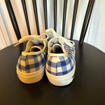 J.crew X Seavees blue gingham canvas sneakers 6 Photo 6