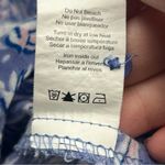 Sundry SZ 3 Large 12 Wild Floral Henley Purple Blouse Boho Top Women Long Sleeve Photo 2