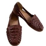 Nisolo Shoes New Nisolo Ecuador Leather Huarache Sandal Burnt Sienna Brown Size 7 Photo 0