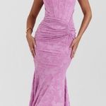 House Of CB 'Cesca' Rose Pink Floral Maxi Dress NWOT size XS Photo 0